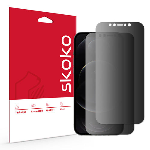 (2 Pack) iPhone 12 Pro Max Unbreakable Privacy PET Screen Protector