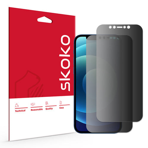 (2 Pack) iPhone 12/12 Pro Unbreakable Privacy PET Screen Protector
