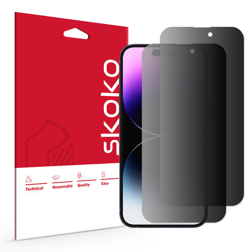 (2 Pack) iPhone 14 Pro Max Unbreakable Privacy PET Screen Protector
