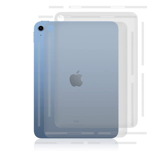skoko ( 2pcs in 1 set ) iPad 10.9 10th Generation Back & Side Edge Protective Film, Transparent, Air Free, Seems likes to Screen Protection film , TPU