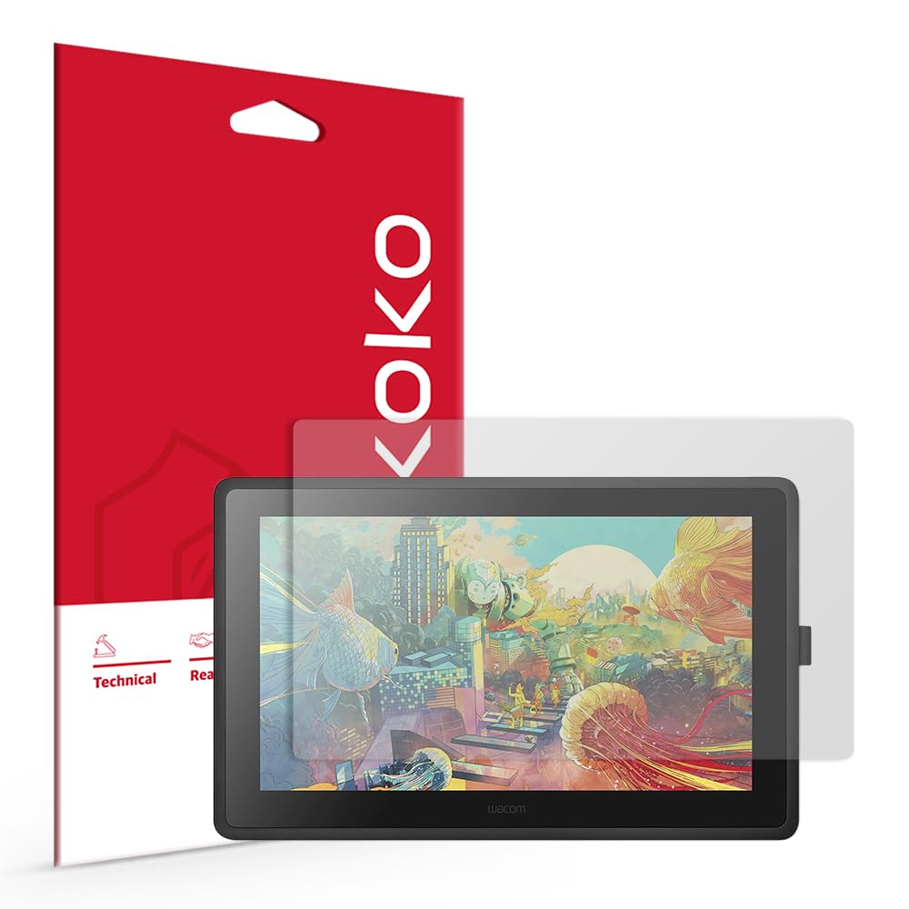 Skoko Anti Glare Matte & Soft Paper feel Film Screen Protector (2pcs) compatible with Wacom Cintiq 22 DTK-2260