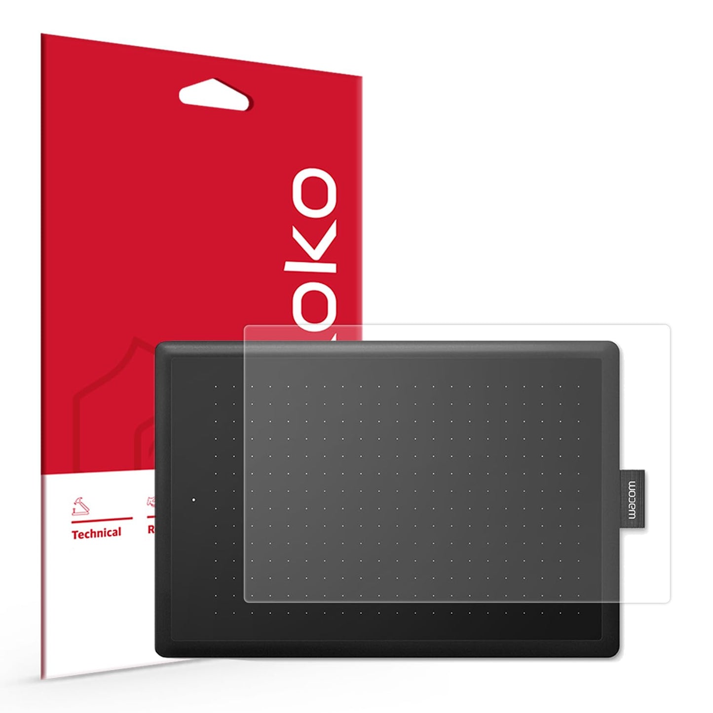 Skoko Anti Glare Matte & Soft Paper feel Film Screen Protector (2pcs) compatible with One by Wacom CTL-472