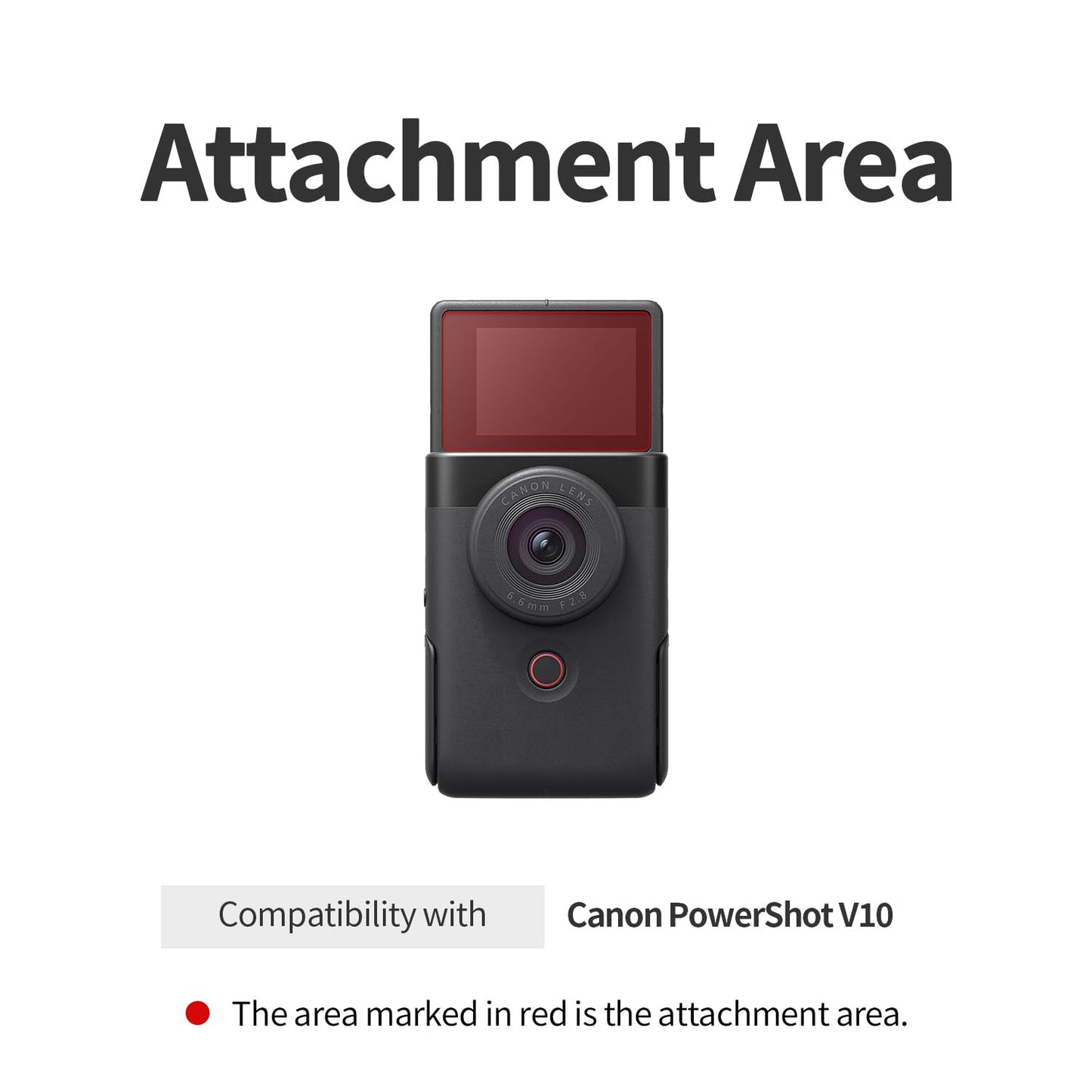 skoko Canon Power Shot V10 AR Screen Protector 2pcs , Ultra High Transmittance PET ,