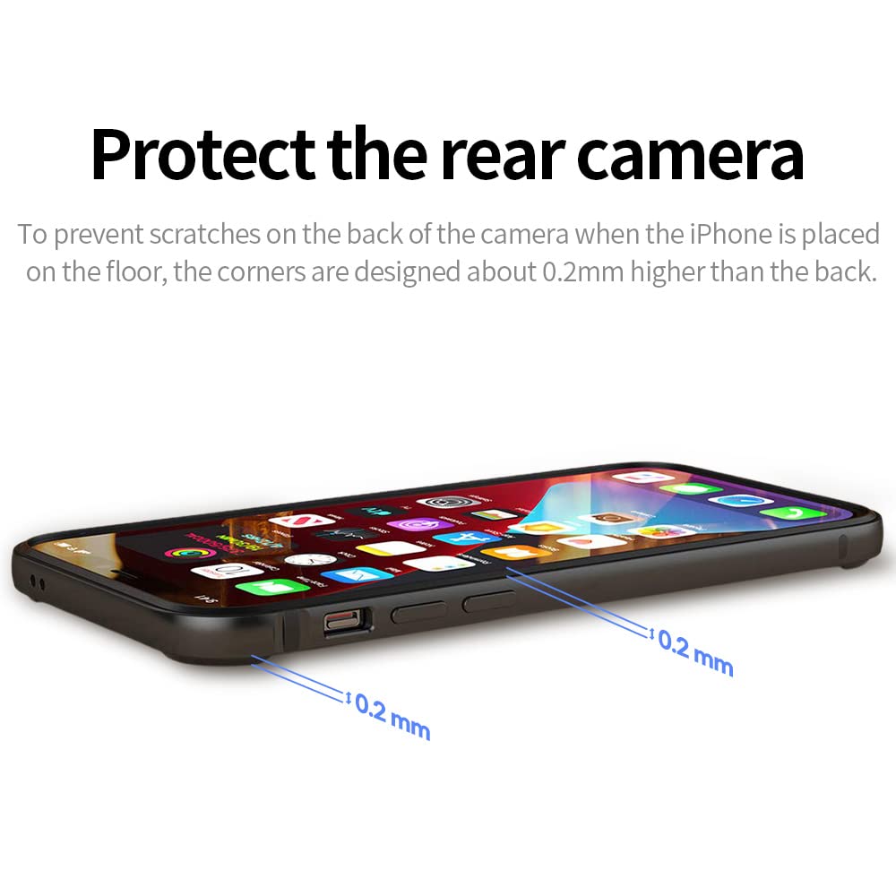 skoko iPhone 14 Pro Blue Color Metal Aluminum Bumper Case Frame No Back Design + Back Protector Film, Anti Edge Shock, Back Color , Shockproof , Skin , Cover , Slim , Protector