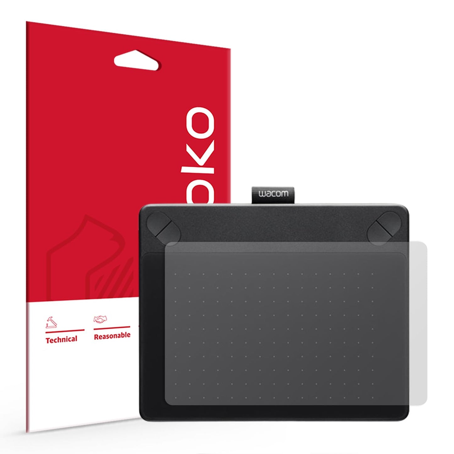Skoko Anti Glare Matte & Soft Paper feel Film Screen Protector (2pcs) compatible with Wacom Intuos CTL 490 / CTH 490