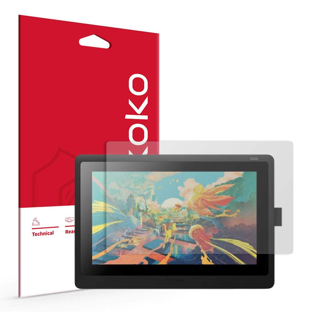 Skoko Anti Glare Matte & Soft Paper feel Film Screen Protector (2pcs) compatible with Wacom Cintiq 16 DTK-1660