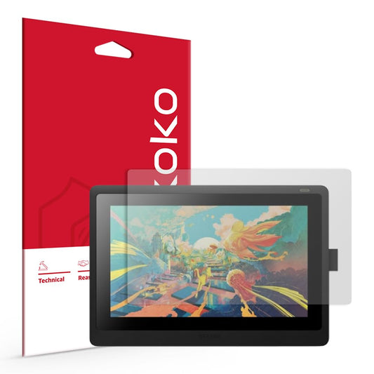 Skoko Anti Glare Matte & Soft Paper feel Film Screen Protector (2pcs) compatible with Wacom Cintiq 16 DTK-1660