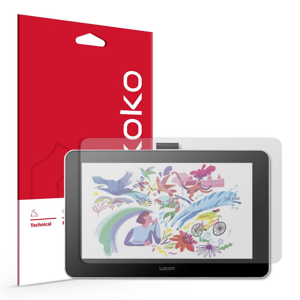 Skoko Anti Glare Matte & Soft Paper feel Film Screen Protector (2pcs) compatible with Wacom One 13 Touch DTC 133 , 13 inch