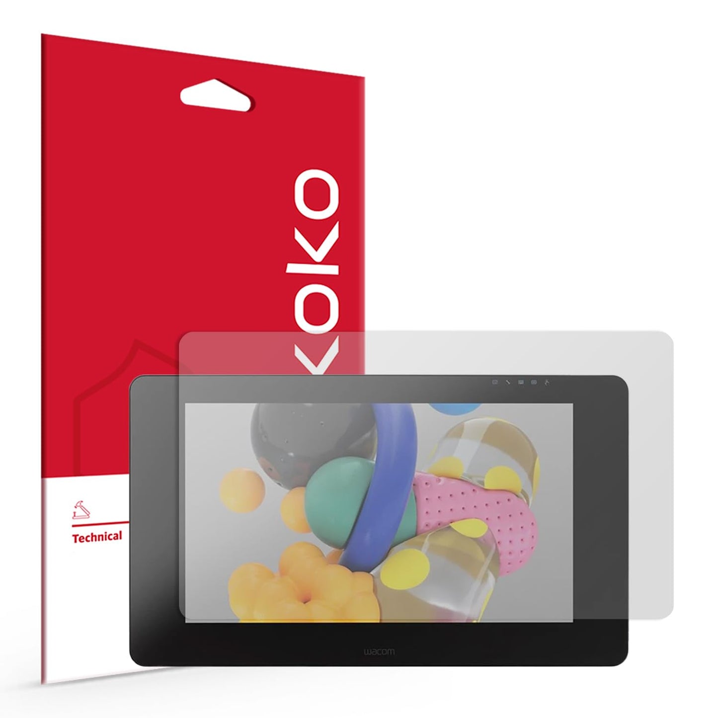 Skoko Anti Glare Matte & Soft Paper feel Film Screen Protector (2pcs) compatible with Wacom Cintiq Pro 24 DTK 2420