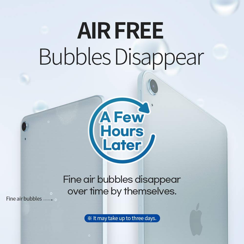 skoko 2 pack iPad mini 6th Generation Back Protective Film , Air Free , Clear Matte Transparent , Includes Attachment tools