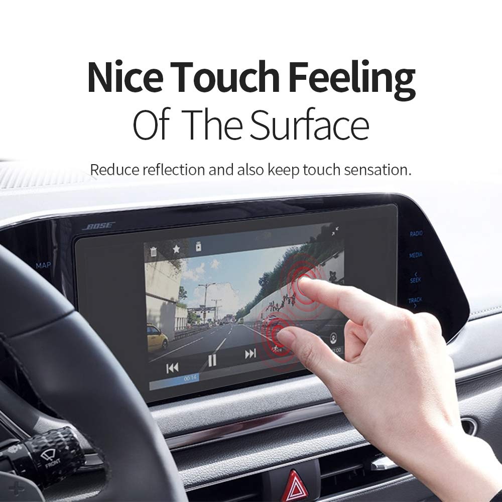 skoko [2 + 1 pcs Anti-Glare Center & Rear Air Conditional Screen Protector Compatible for volvo S60, S90, XC40, XC60, V90, Easy installation, Anti-Glare Matte, Anti Fingerprints