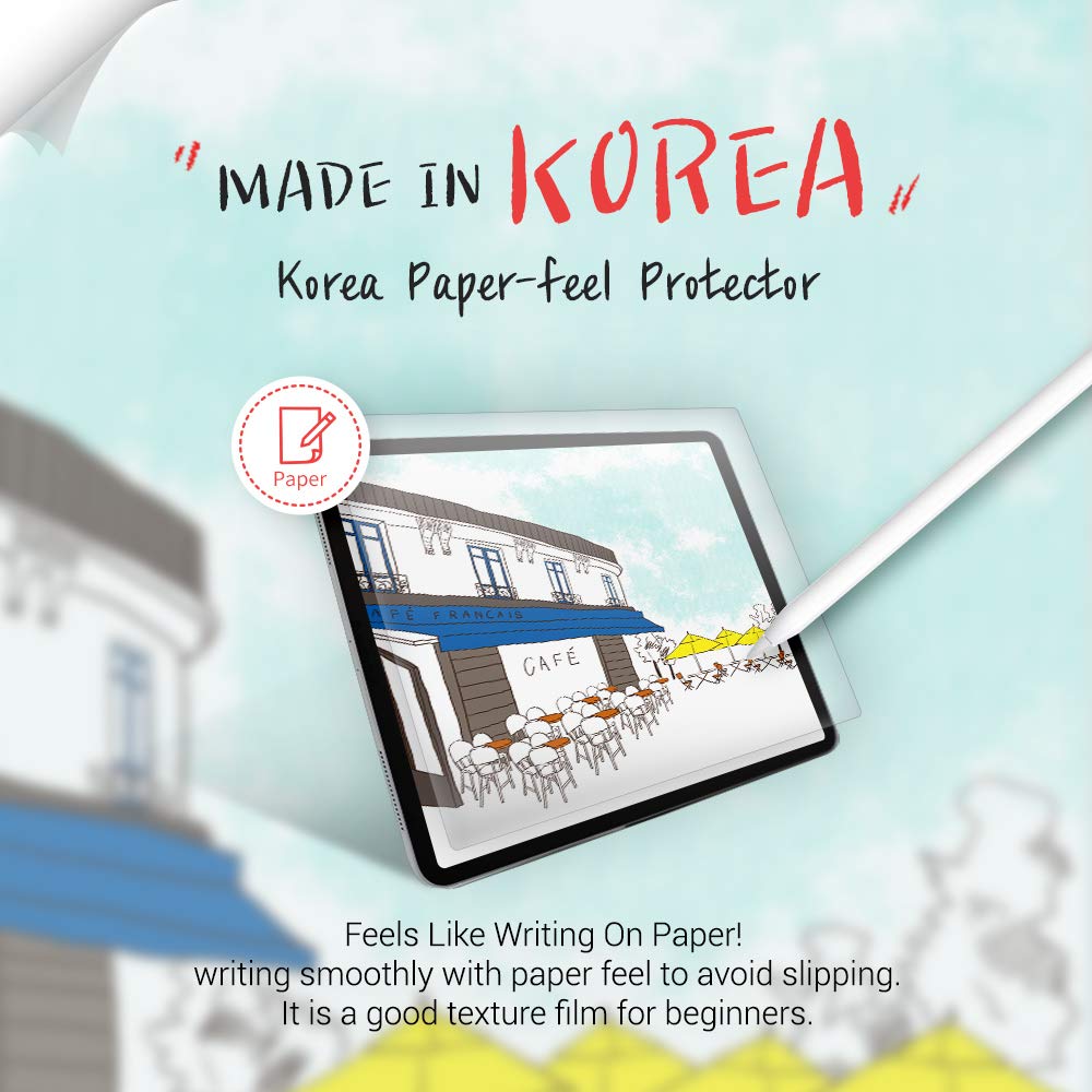 Skoko Anti Glare Matte & Soft Paper feel Film Screen Protector (2pcs) compatible with Wacom Intuos CTL 490 / CTH 490