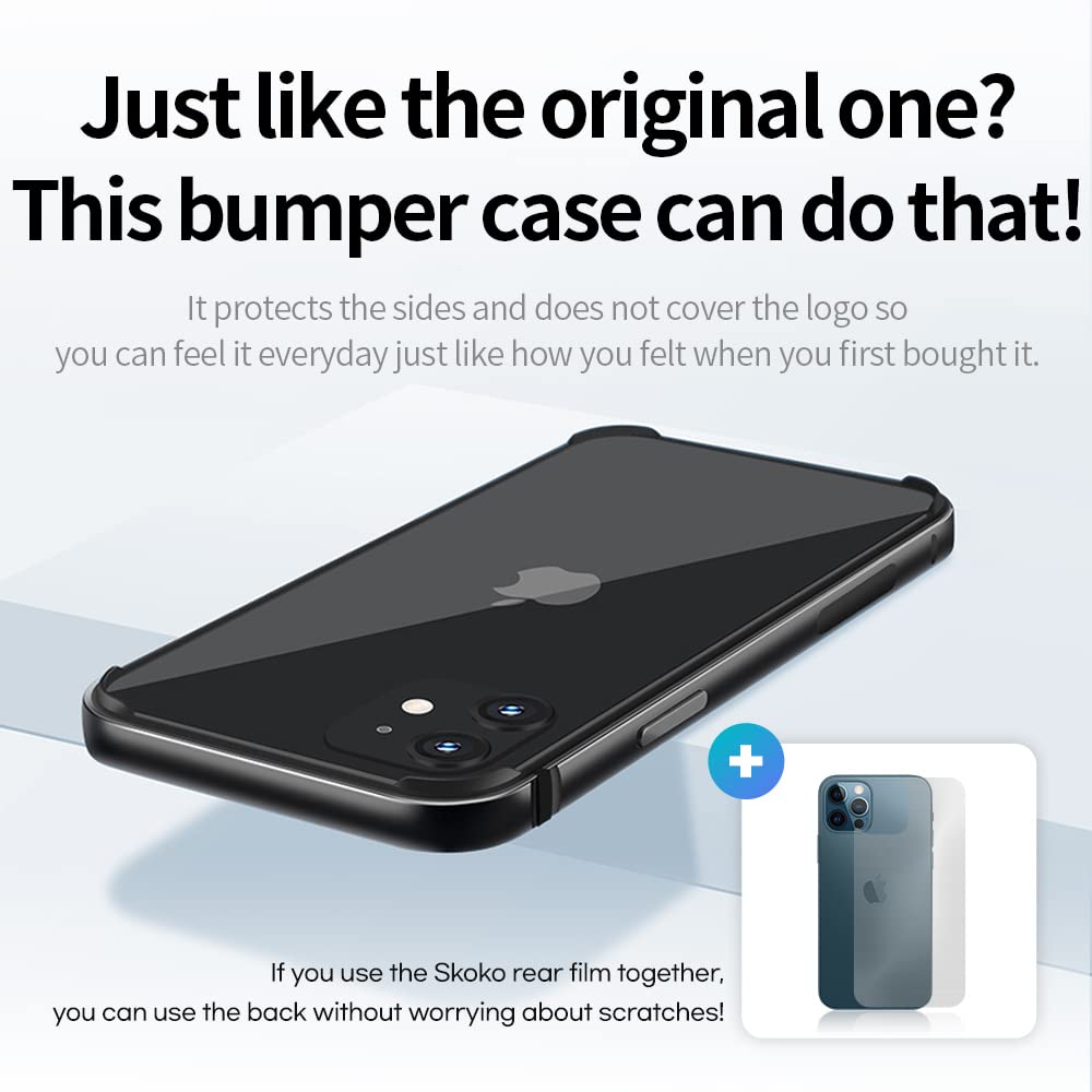 skoko iPhone 14 Pro Blue Color Metal Aluminum Bumper Case Frame No Back Design + Back Protector Film, Anti Edge Shock, Back Color , Shockproof , Skin , Cover , Slim , Protector