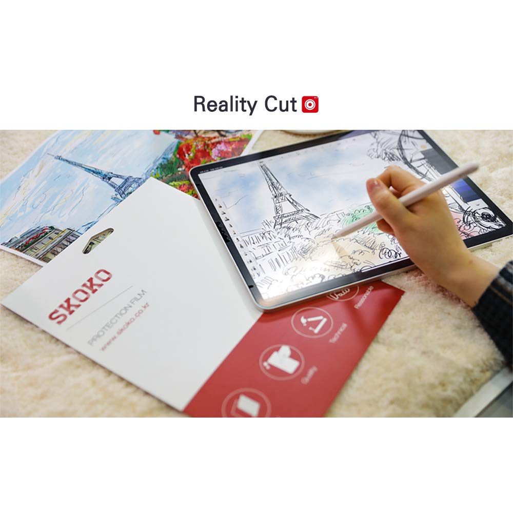 Skoko Screen Protector (2pcs) Protector compatible with Wacom Intuos medium PTH 660 Anti Glare Matte & Soft Paper feel Film