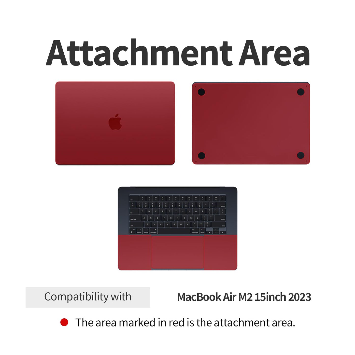 skoko Body Protector Transparent Skin Film Compatible with MacBook Air 15 inch M2 M3 2024 released, Bubble Free , Similar to Screen Protector TPU Matte Film, Cover, Decals,Sticker