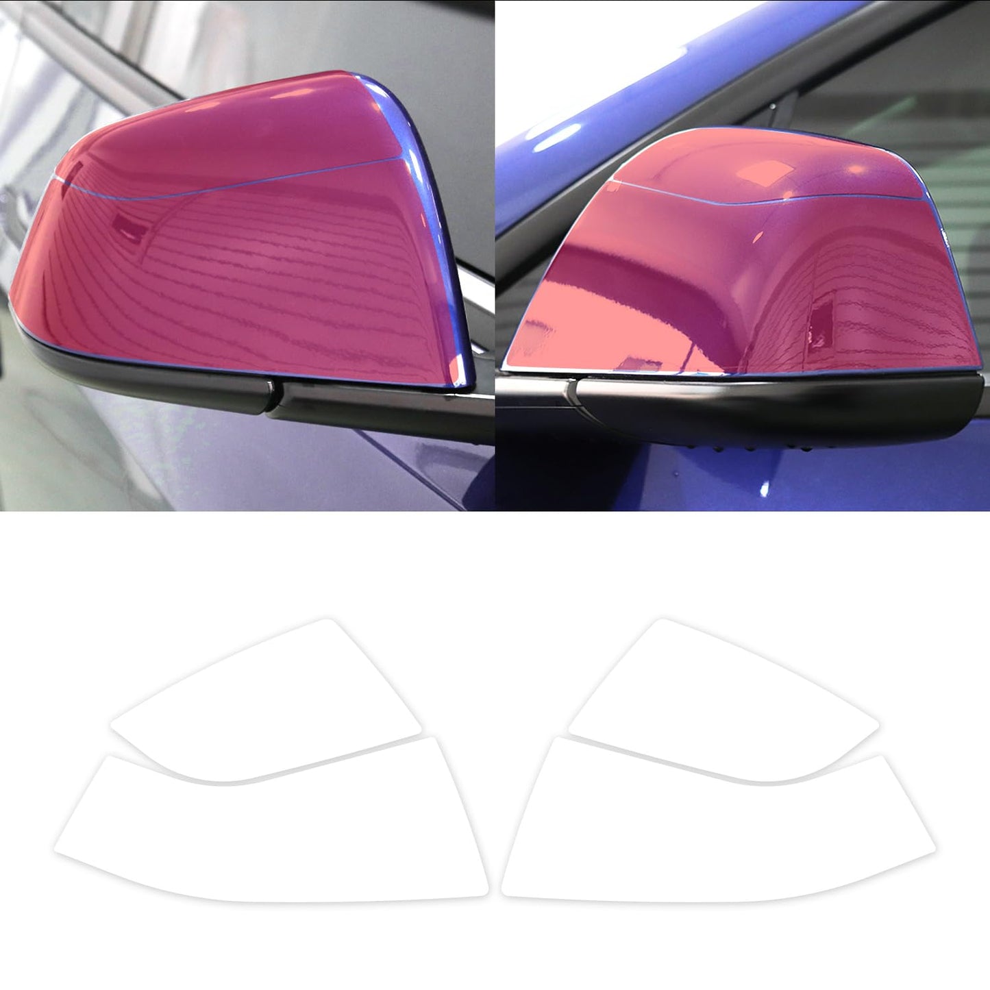 (1Set) Side Mirror Set Clear Protective Film PPF compatible with Tesla Model Y , Anti-Scractch , Premium PPF , Wrap