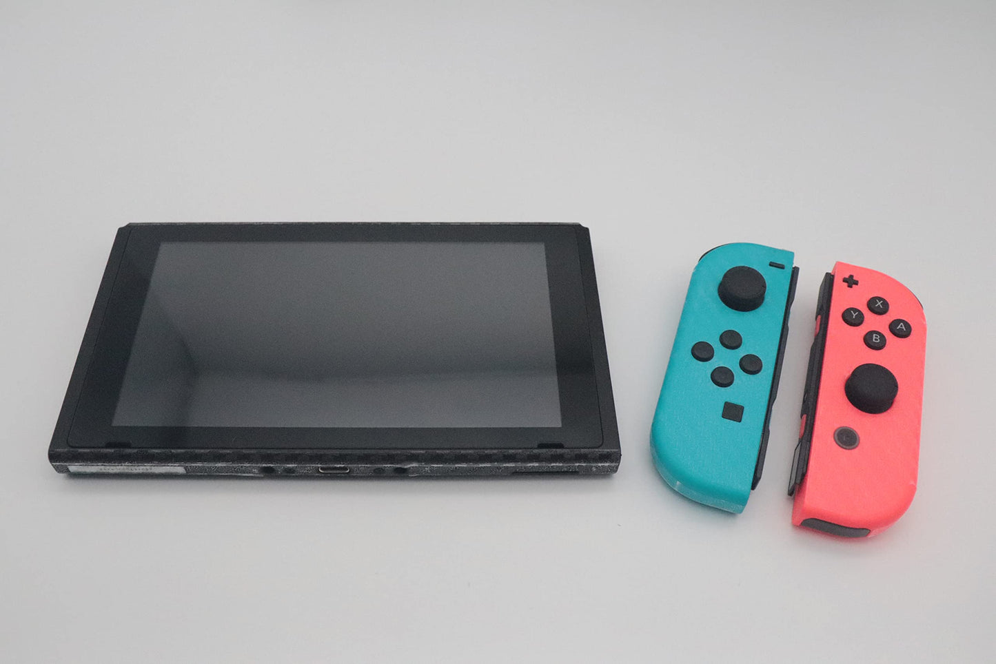 skoko Clear Carbon Protective Skin Compatible with Nintendo Switch OLED , Back+Joycon controllers , Anti Scratch , Skins , sticker , Decal , Wrap , Vinyl , Film , Protector Covers , Accessories