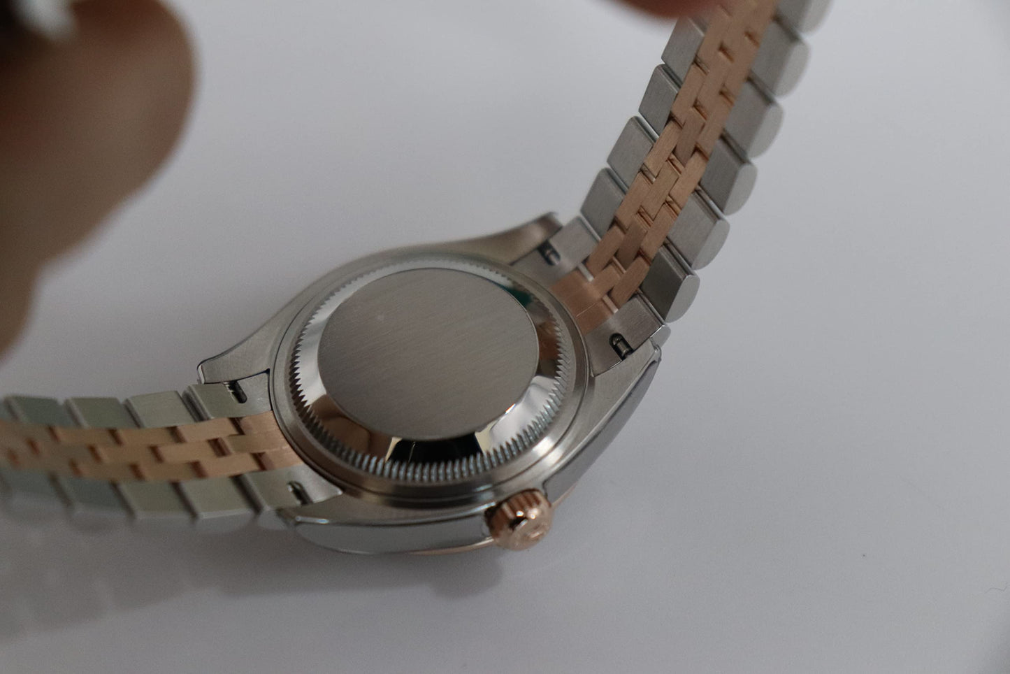 skoko (2 Pack) Screen & Back & Buckle Protective Film Compatible with Rolex Oyster Perpetual Datejust 28mm , Glossy Clear Skin, Full Coverage, Anti Scartch, Easy installation
