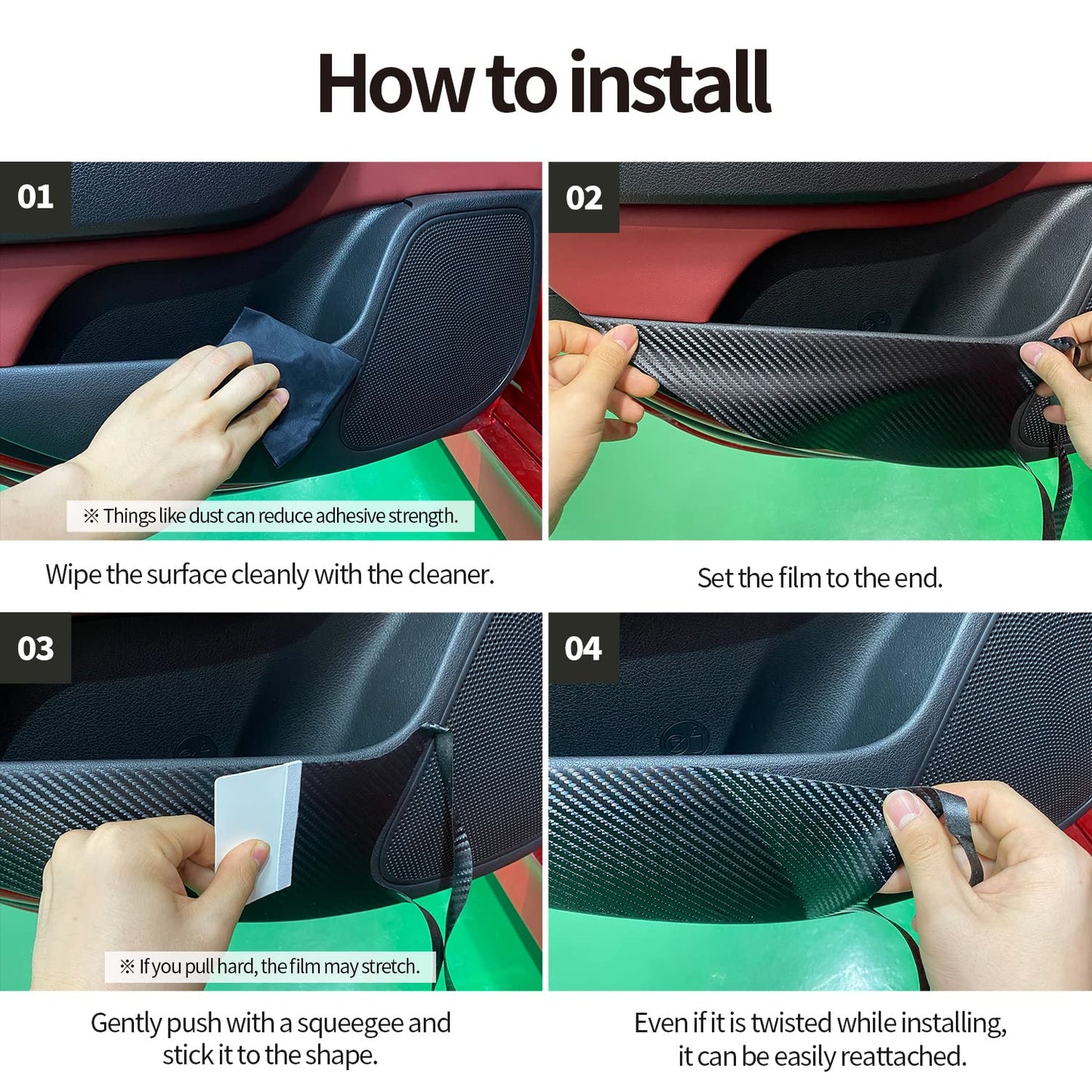( 6pcs in 1 Set ) Tesla Model Y Top Inside Trunk & Trunk Sill & Rear Inside Trunk Door Protection Skin Film , Wrap , Scratches , Sticker