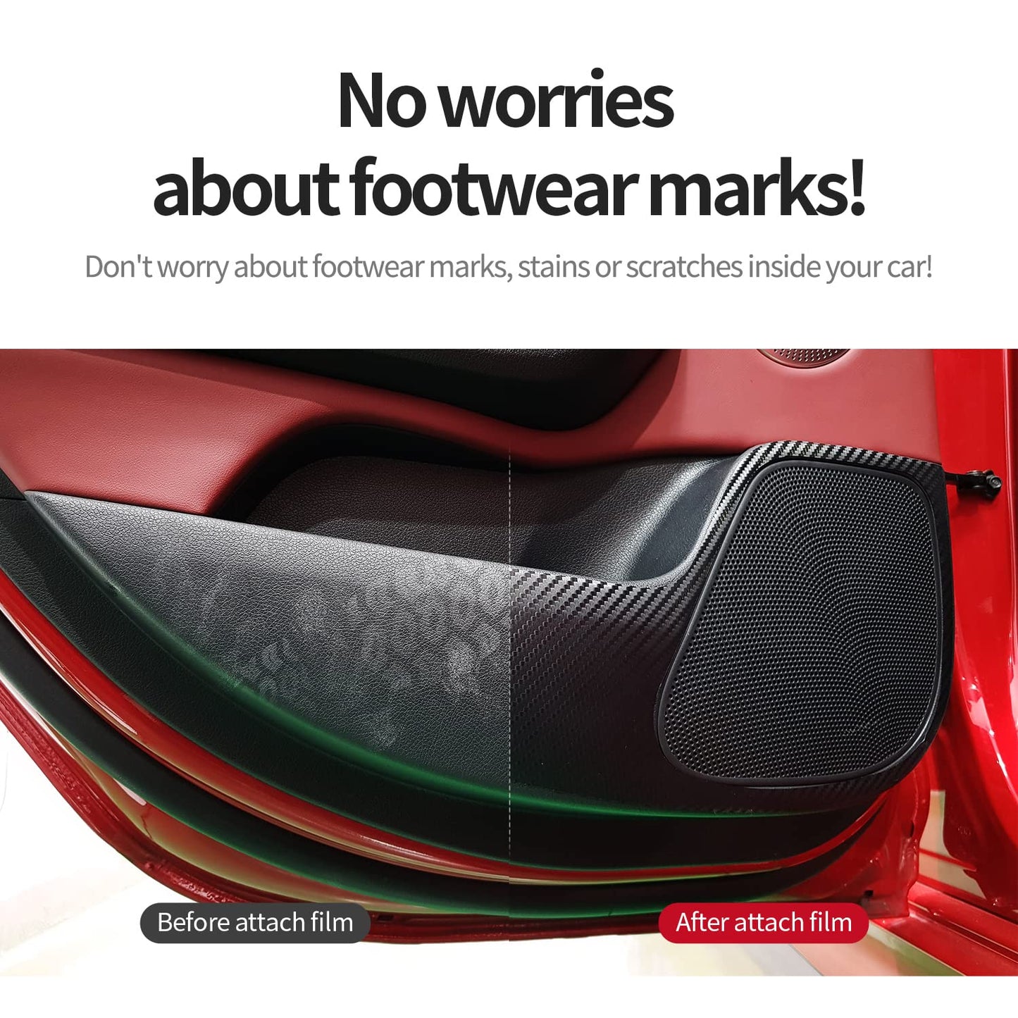 Tesla Model Y Door Glove box safety belf carbon cover