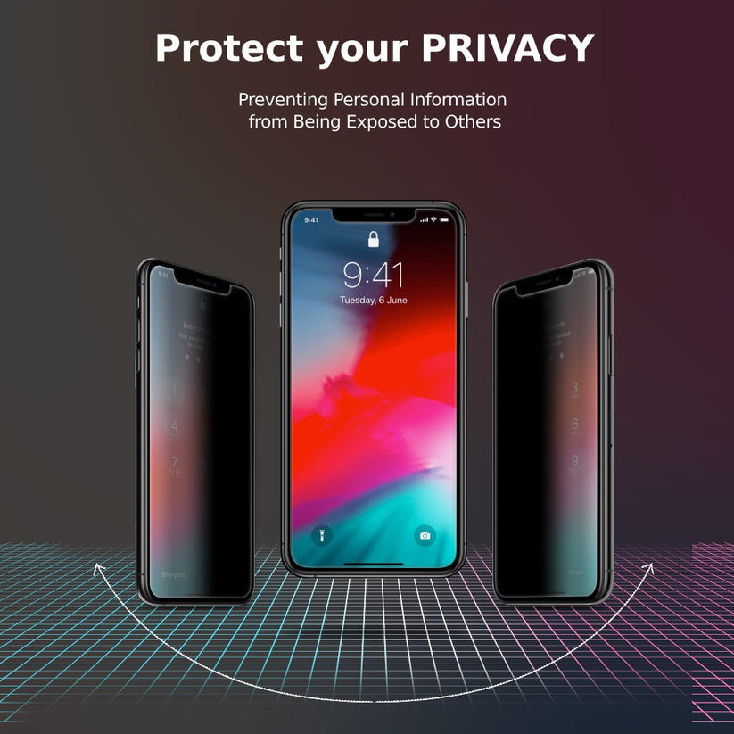 (2 Pack) iPhone 15 Unbreakable Privacy PET Screen Protector