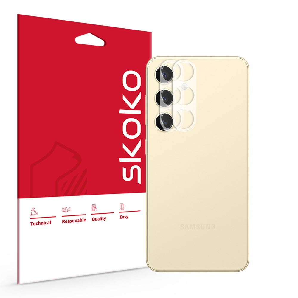 (2 Pack) Galaxy S24 Camera Lens Cover Glass Protector