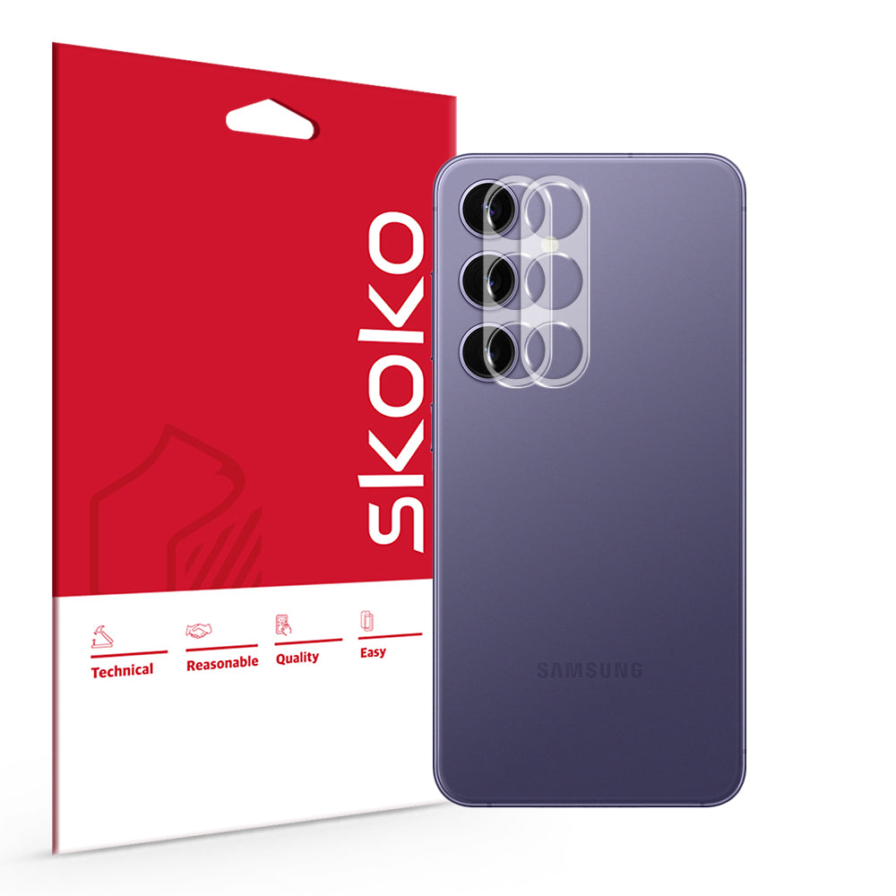 (2 Pack) Galaxy S24 Plus Camera Lens Cover Glass Protector