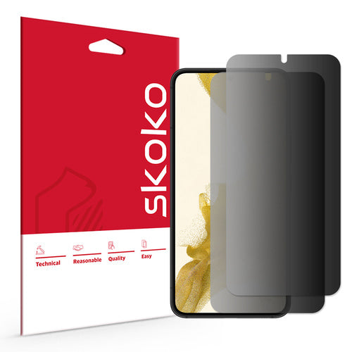(2 Pack) Galaxy S22 Unbreakable Privacy PET Screen Protector