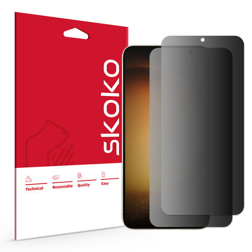 (2 Pack) Galaxy S23 Unbreakable Privacy PET Screen Protector
