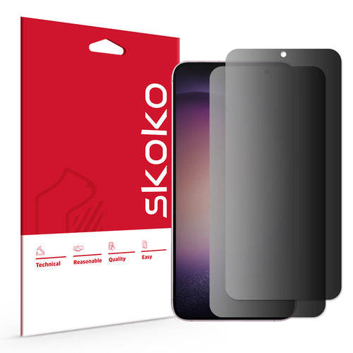 (2 Pack) Galaxy S23 Plus Unbreakable Privacy PET Screen Protector