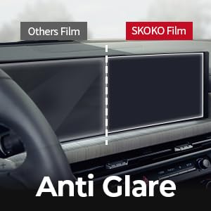 skoko [2Pack] 12.3inch Panoramic Curved Display Screen screen Protector Compatible with Santafe MX5 Hyundai , Matte