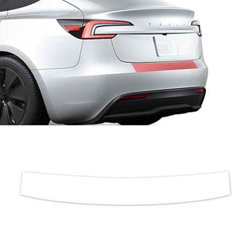 (1Set) Rear Bumper Upper Clear Protective Film PPF Compatible with Tesla Model 3 Highland 2024  , Anti-Scractch , Premium PPF