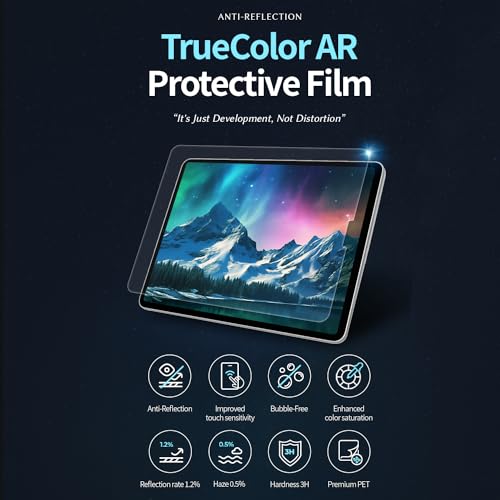 skoko TrueColor AR Screen Protector Film for iPad Pro 11-inch M4 2024 release