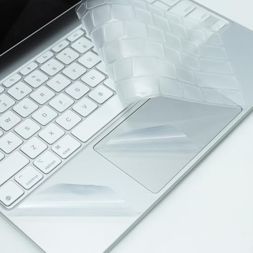 skoko Keyboard Cover & Palm Rest Matte Skin Set Compatible with iPad Pro 11inch 7th Gen 2024, Clear Skin, Hard Type, Waterproof, Anti Scratch