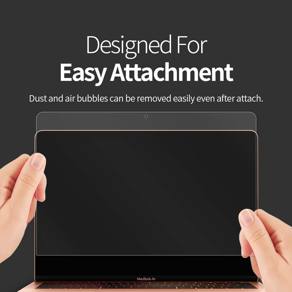 skoko [ 1pcs ] Clear Screen Protector Compatible with Macbook Air 13inch 2024 M3 M2 (A2681), Easy installation, High Transparency, Easy Cleaning