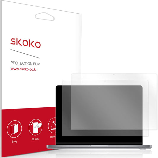 skoko [2 Pack] Clear Screen Protector Compatible with Macbook Pro 14 Inch 2021 M1 (A2442), Easy installation, High Transparency, Easy Cleaning
