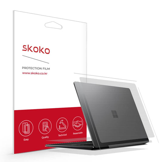 [4 in 1] skoko Full Body Protector Cover Skin Film only compatible with MS Surface Laptop 13 4 / 5th Generation ,  Bubble Free,  Similar to Screen protective TPU Matte Film , Accessories , Stickers