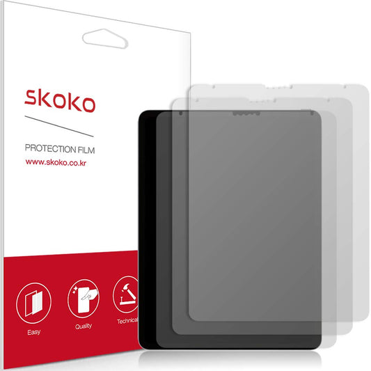 skoko [3 Pack] Anti-Glare Screen Protector Compatible with iPad Pro 12.9 3th /4th/5th/6th Gen 2018 - 2022 , Anti-Glare Matte, Anti Fingerprints, Easy Installation, Soft Feeling