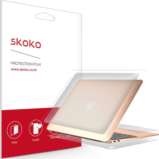 skoko [4 in 1 Full Body Protector skin Film compatible with Macbook Air 13 Inch 2021 M1 (A2337), Bubble Free,Similar to Screen protector TPU Matte Film, Cover, skins, decals,sticker