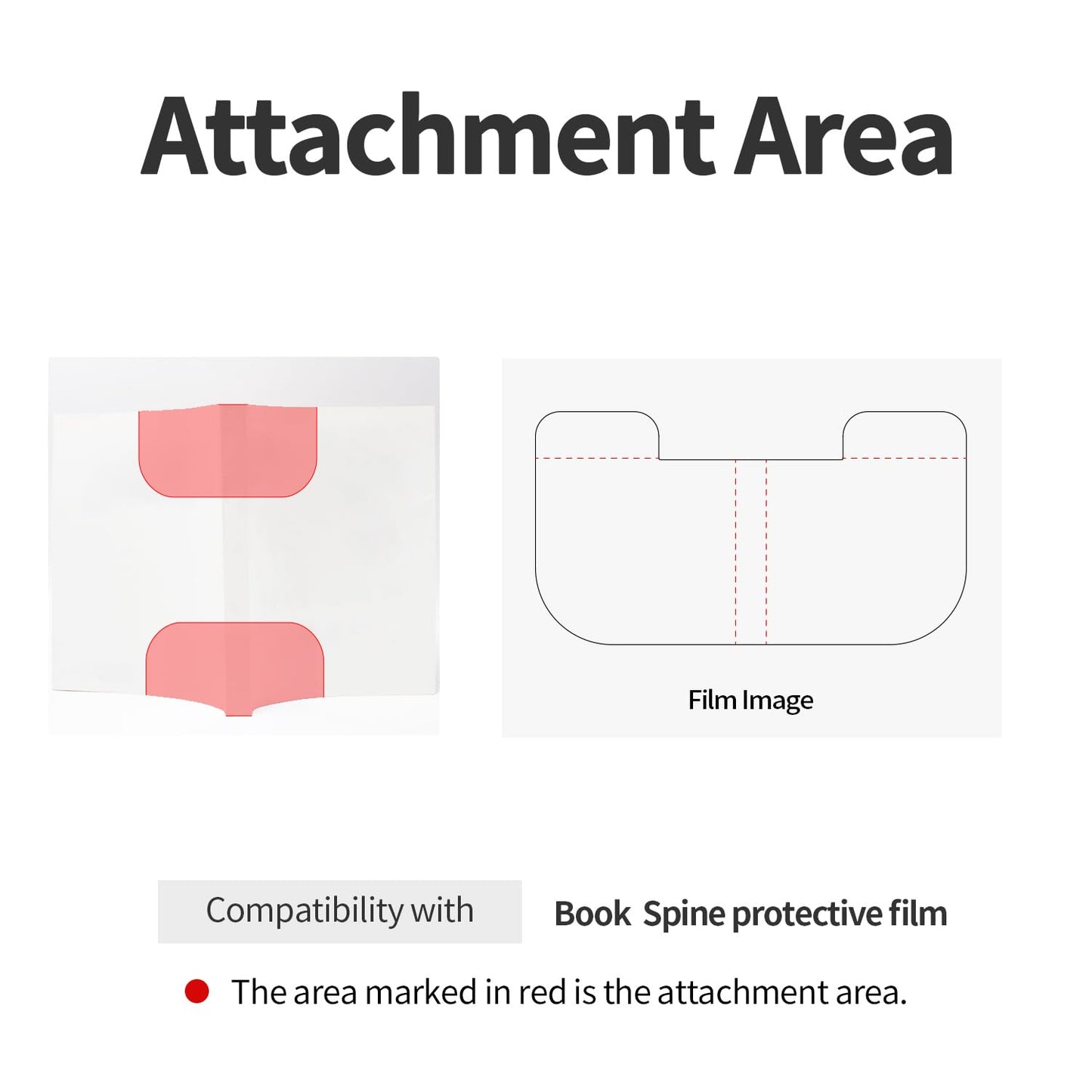skoko [ 100pcs in 1 Book Repair Tape for Book Back Side, BookGuard, Presents Attachment Tools, Easy Attachment