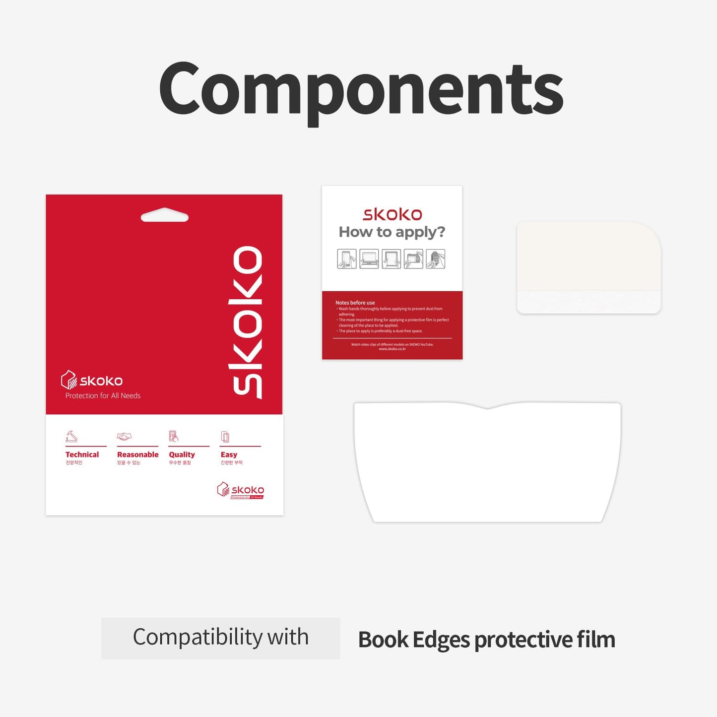 skoko [100pcs in 1 Book Repair Tape for Book Coner, BookGuard,Presents Attachment Tools