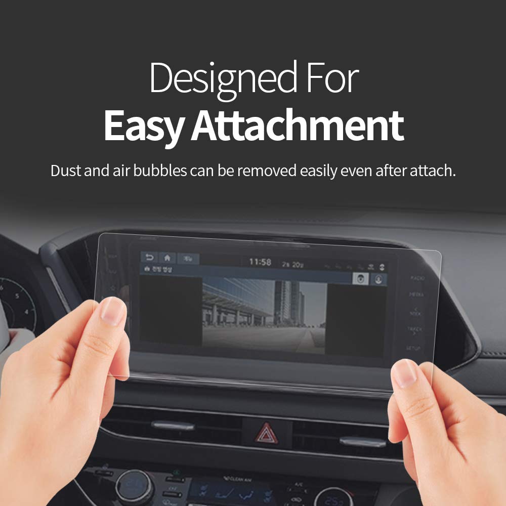 skoko [2+2 Pack] Clear Center Screen protector & Navigation Display Screen Protector Compatible with Mercedes Benz C Class w206 High Transparency, Easy Cleaning