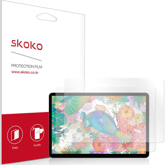 skoko [2 Pack] Soft Paper Screen Protector Compatible with Galaxy Tab S8 S7, Matte Texture, Premium PET, for Writing/Draw, Compatible with S-pen