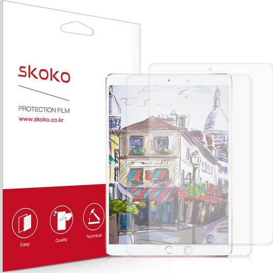 skoko [2 Pack] Paper Screen Protector Compatible with iPad Air 10.5 3th Gen 2019, Matte Texture, Premium PET, for Writing/Draw, Compatible with Apple Pencil