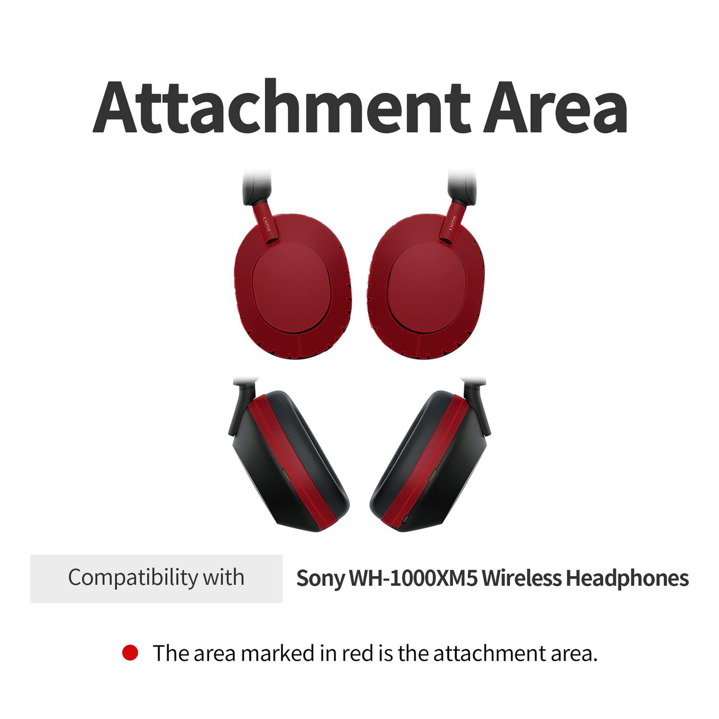 (Full Set) SKOKO WH-1000XM5 Sony Headphone Full Body Protector Film Skin Anti Fingerprint, Anti Scratch, Bubble Free