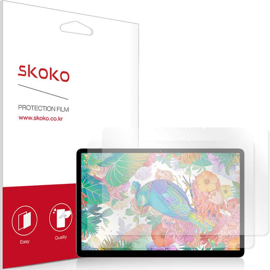 skoko [2 Pack] Soft Paper Screen Protector Compatible with Galaxy Tab S8 Plus S7 Plus, Matte Texture, Premium PET, for Writing/Draw, Compatible with S-pen