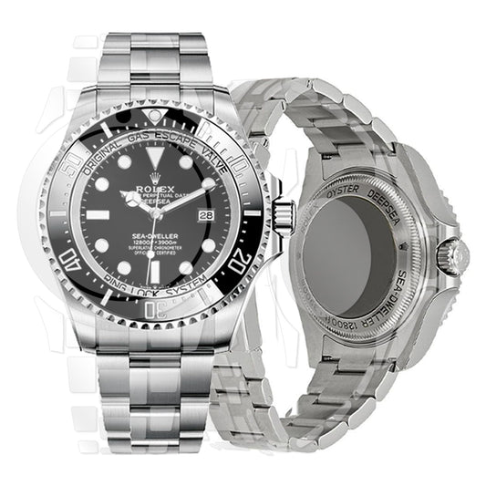 skoko [2 Pack] Full Body Protection Film Compatible with Rolex Sea Dweller Deepsea 44mm (1.73inch) , Glossy Clear Skin, Full Coverage, Anti Scartch