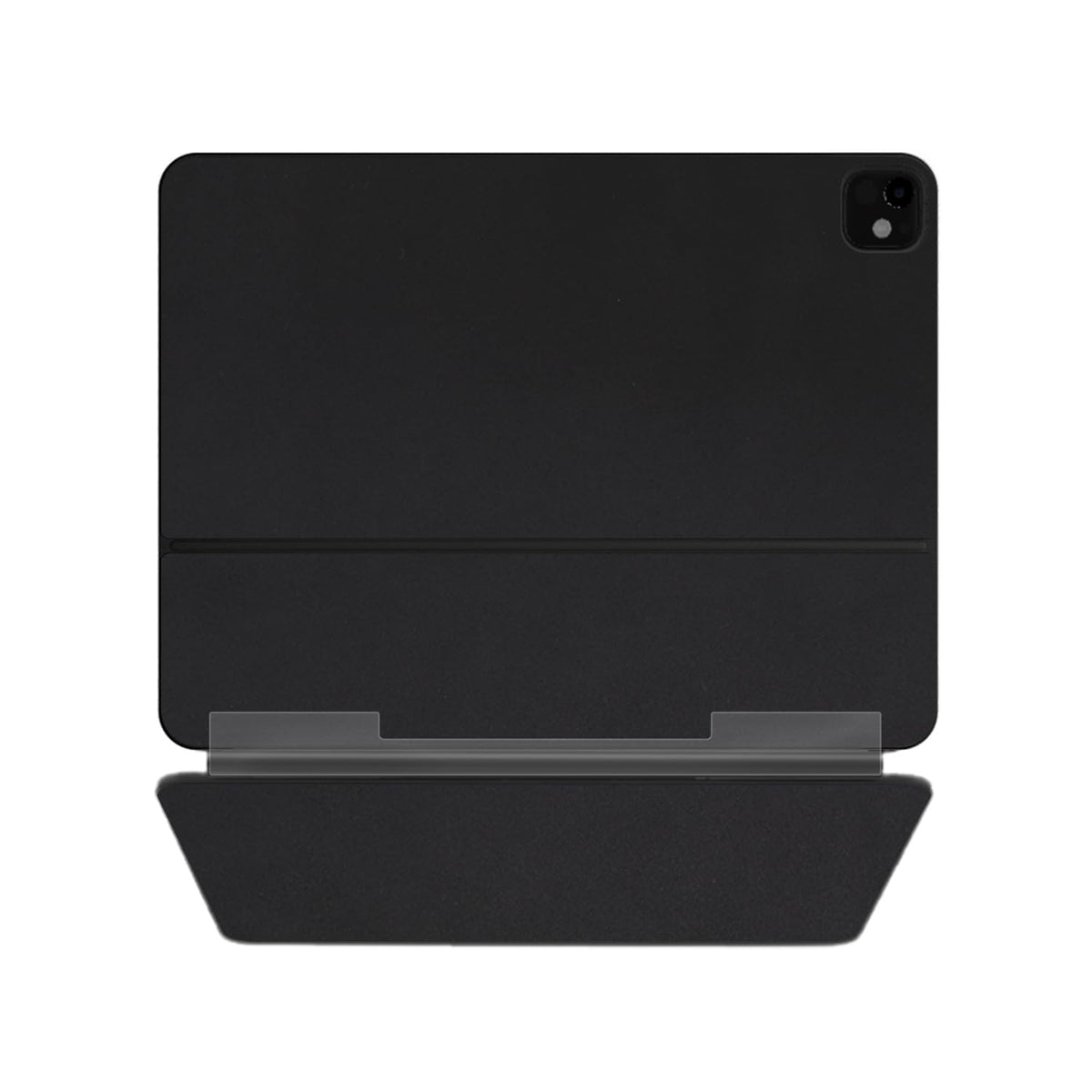 Closed Magic Keyboard with a skin applied