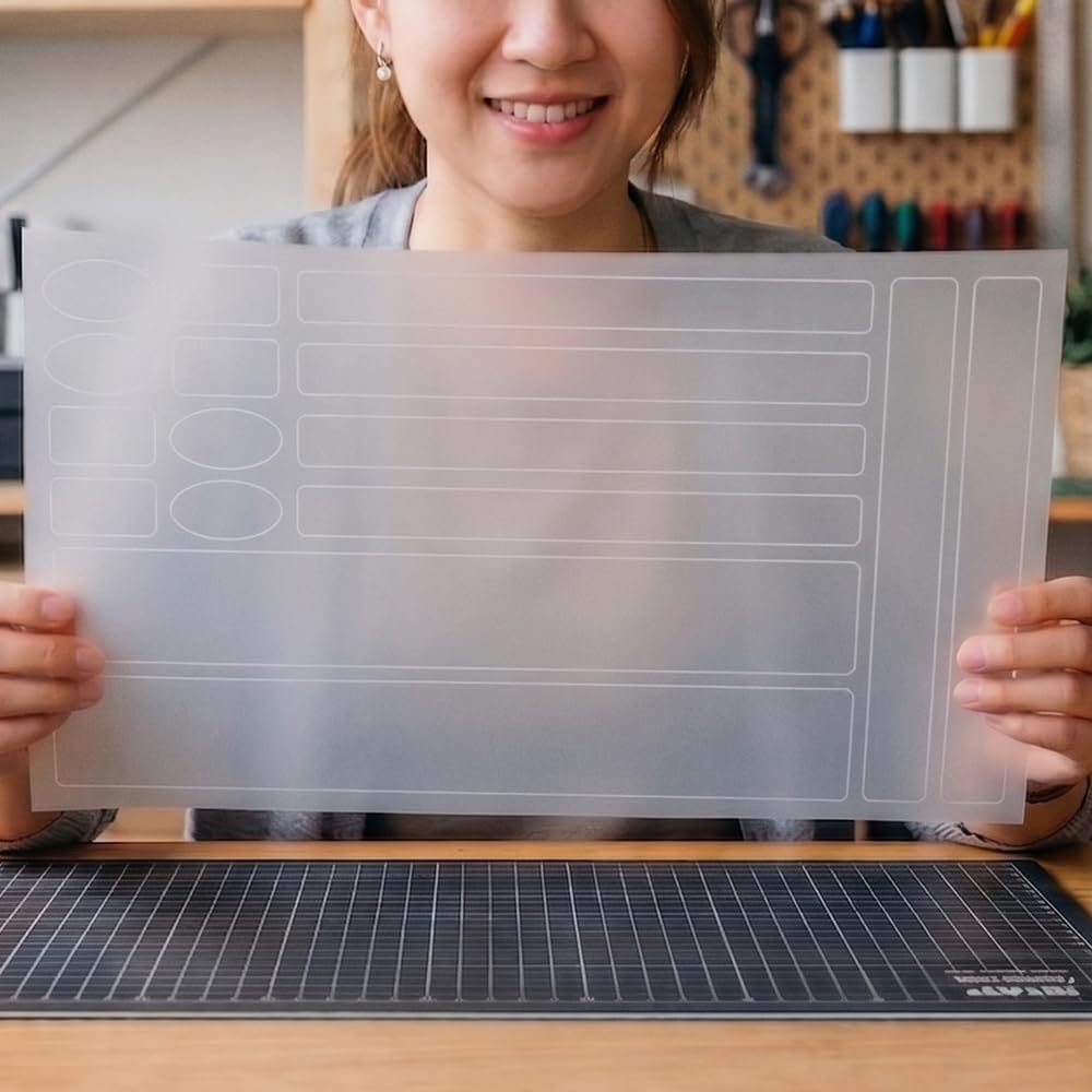 Full sheet of precut bicycle frame films