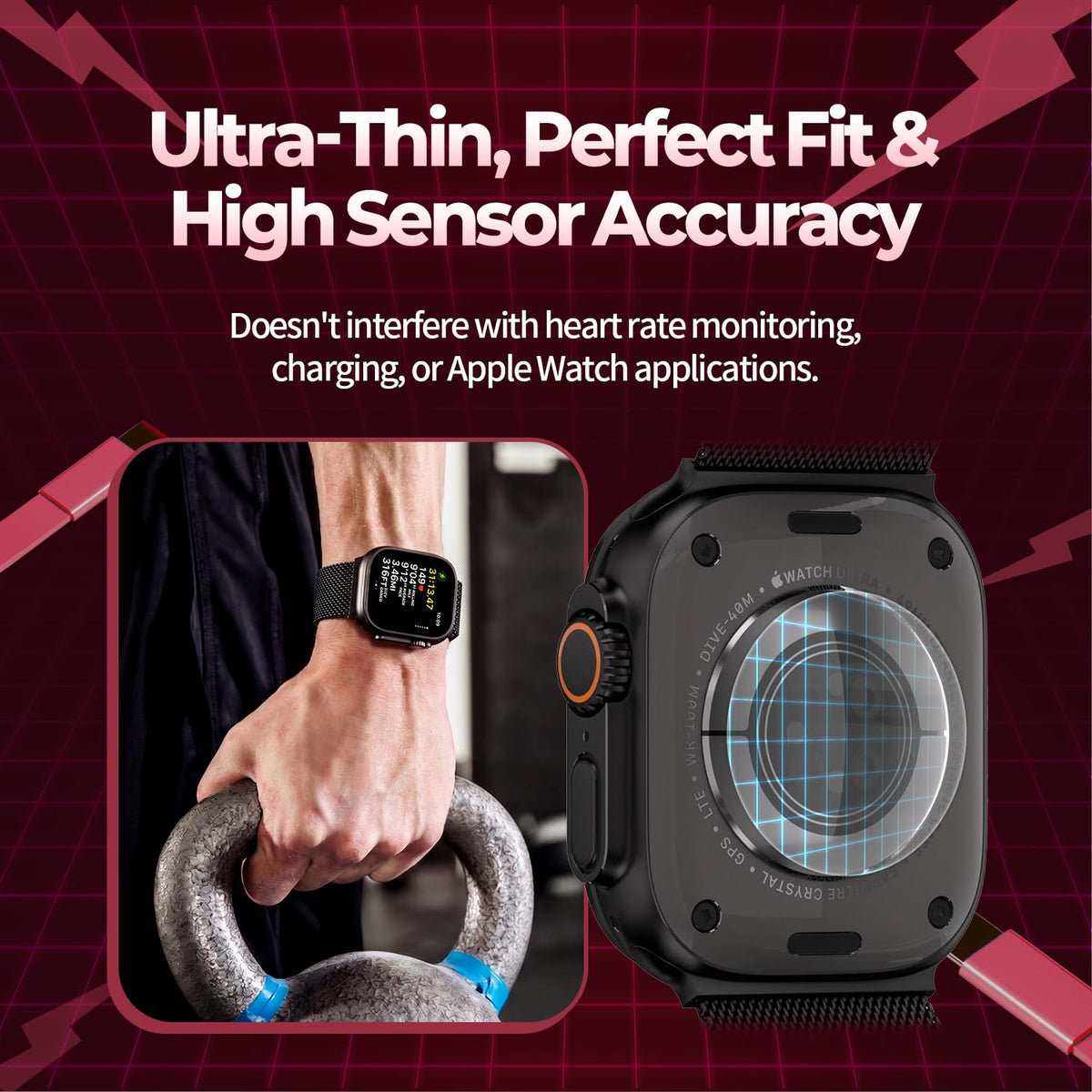 Ultra-thin film keeps heart rate sensor readings accurate